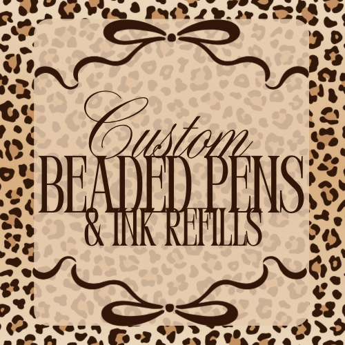 Beaded Pen & Ink Refills