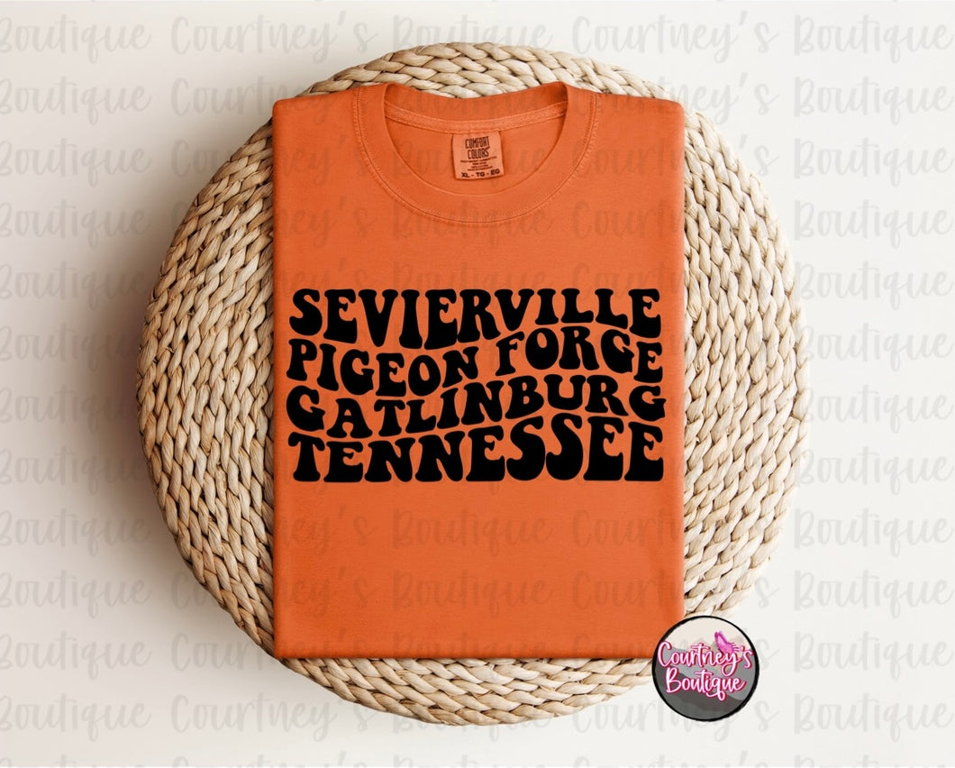 Sevierville Pigeon Forge Gatlinburg Tennessee Tee