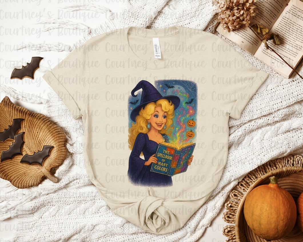 The Spellbook Of Many Colors Tee