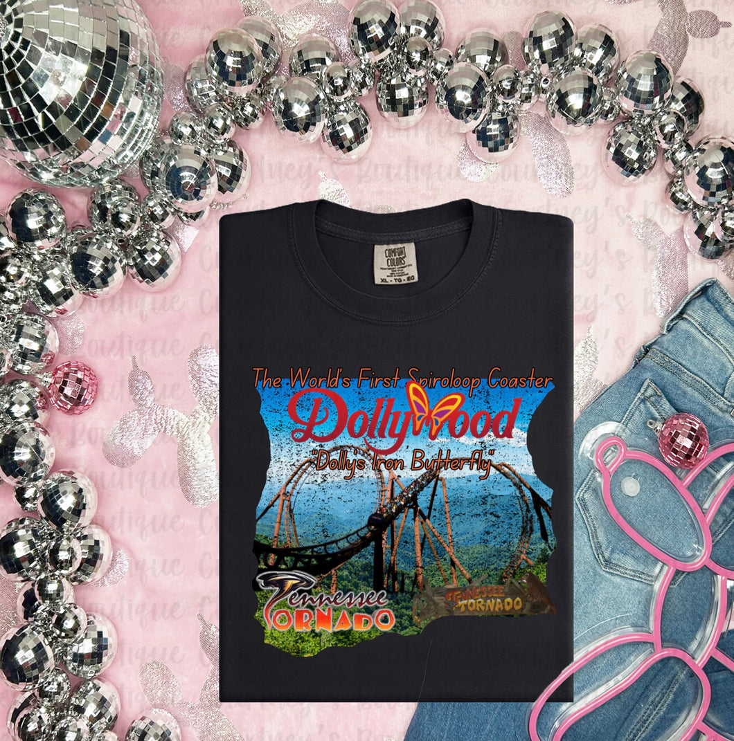 Dollywood’s Vintage Tennessee Tornado Roller Coaster Tee