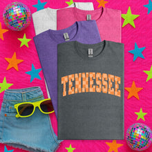 Load image into Gallery viewer, Orange Checkered Tennessee Tee {2 Options}

