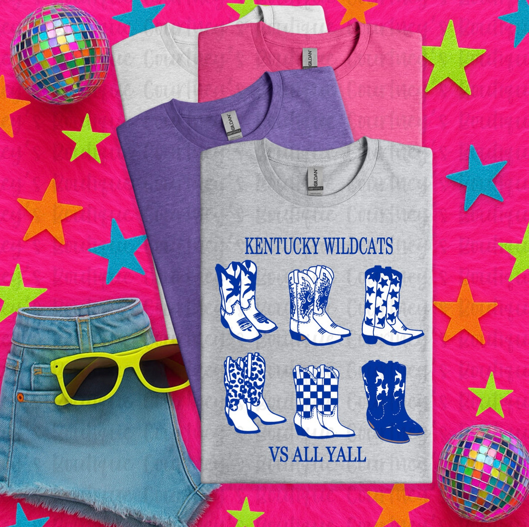 Kentucky Wildcats Vs All Y’all Tee
