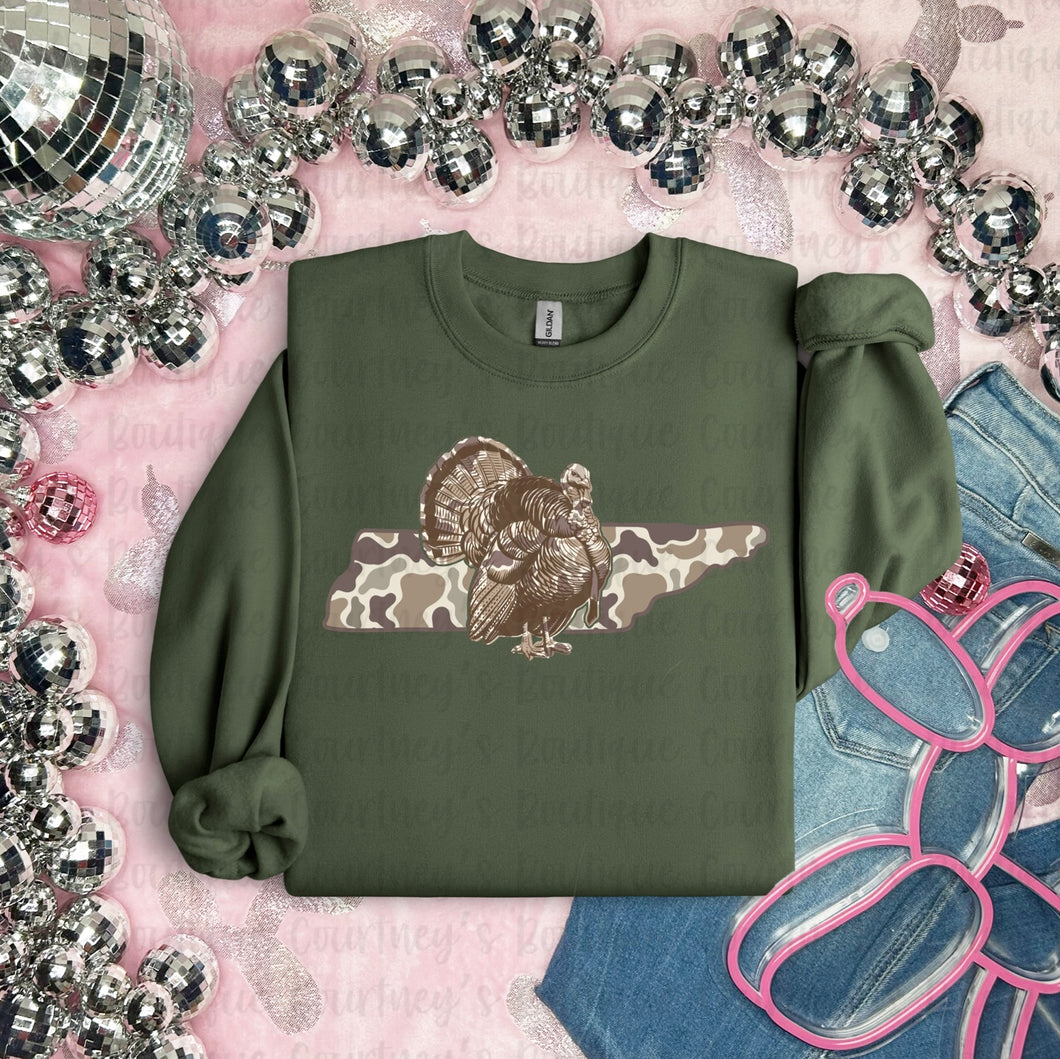 Camo Tennessee Turkey Sweatshirt